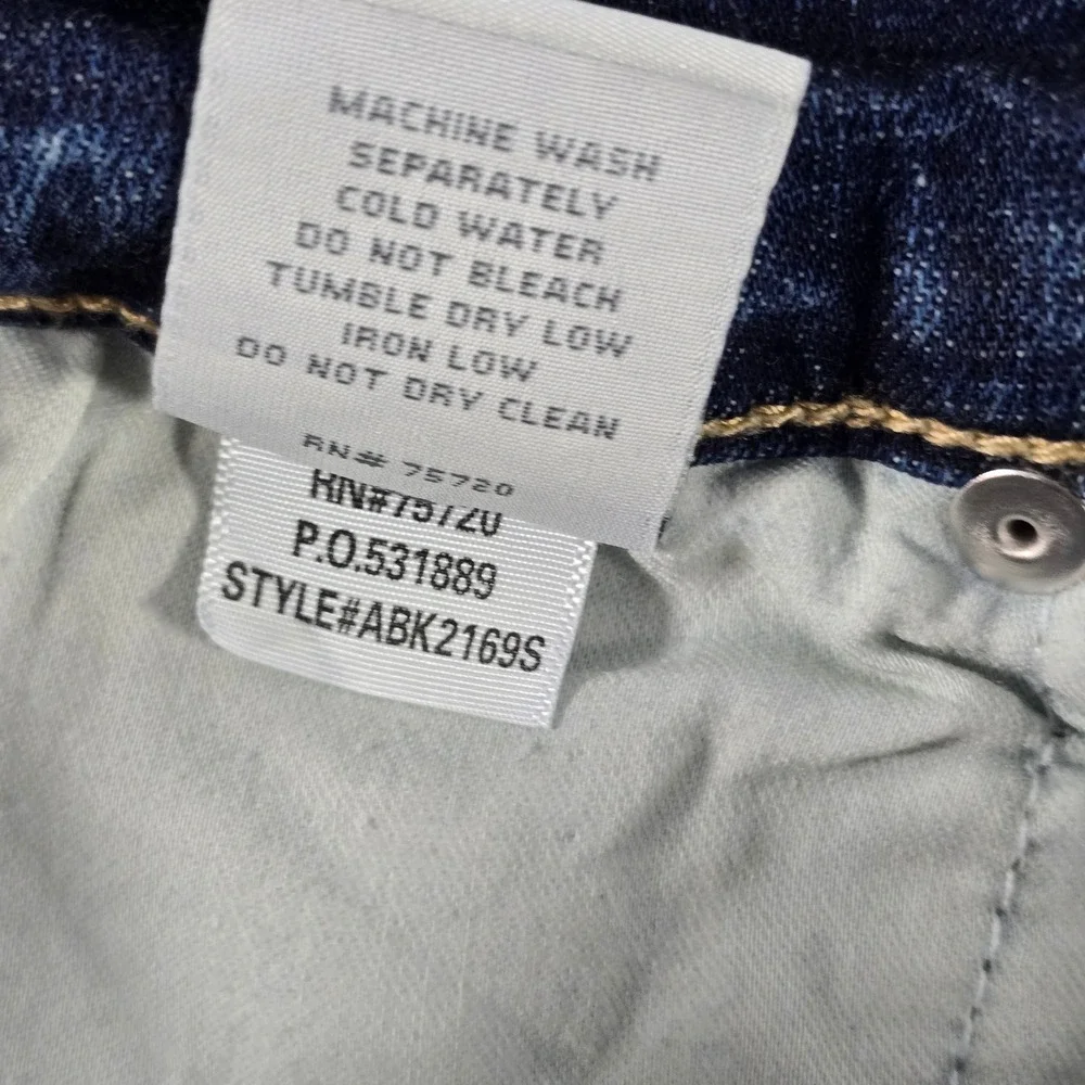 BKE Payton Mid Rise Tailored Bootcut Jeans Dark Wash ABK2169S 31x29.5
